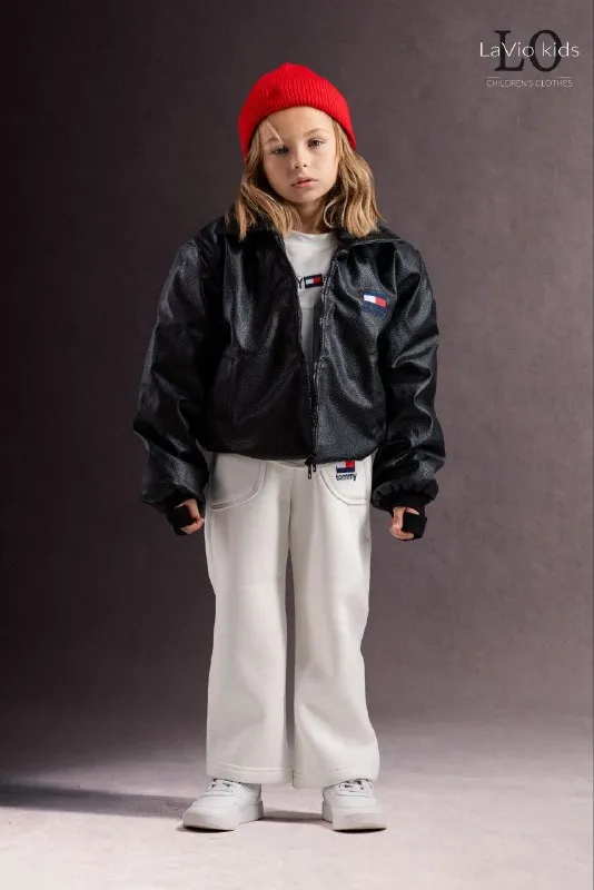MODEL 16 | TOMMY BURGUNDY LEATHER JACKET SET