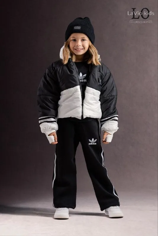 MODEL 12 | ADIDAS COLOR BLOCK PUFFER SET — صورة 3